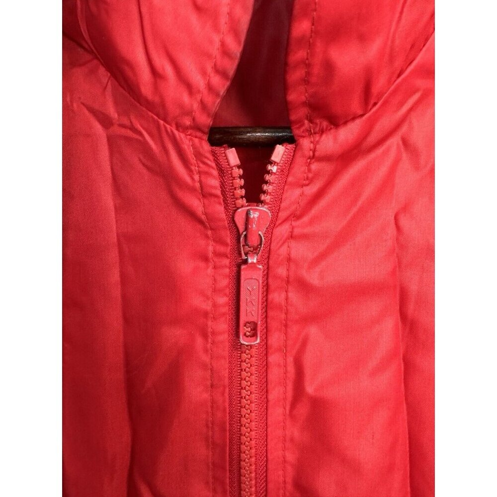 VTG Sawgrass Florida Golf‎ Country Club Rain Jacket M Izod Red Packable Hood EUC - Picture 7 of 16